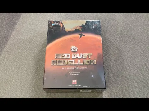 The Discriminating Gamer: Red Dust Rebellion unboxing with Ray