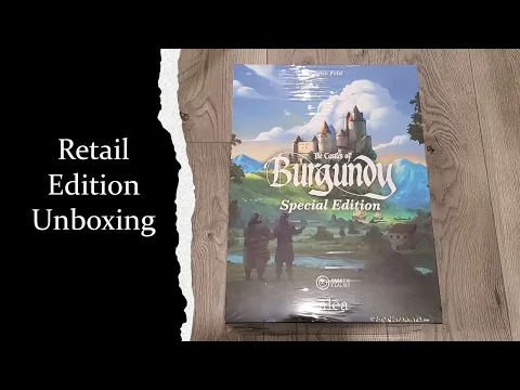 Retail version of Castles of Burgundy Special Edition Unboxing