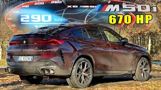 670HP BMW X6 M50i *Pure Turbos* 0-290 Acceleration & AMAZING SOUND