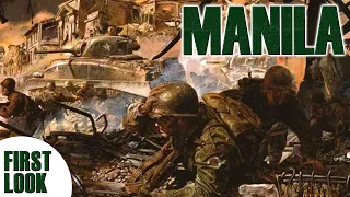 Solo Wargame - Manila The Savage Streets | World War 2 Wargame Boardgame | Revolution Games