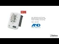 A&D Medical UB-525 Wrist Blood Pressure Monitor with Atrial Fibrillation Screening video