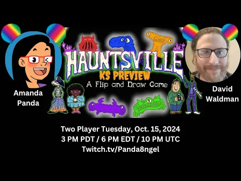 Two Player Tuesday w/ David Waldman | Hauntsville (KS Preview) | Twitch VOD