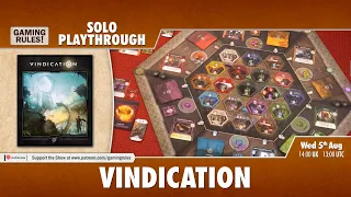 Vindication - Solo Playthrough with Paul Grogan