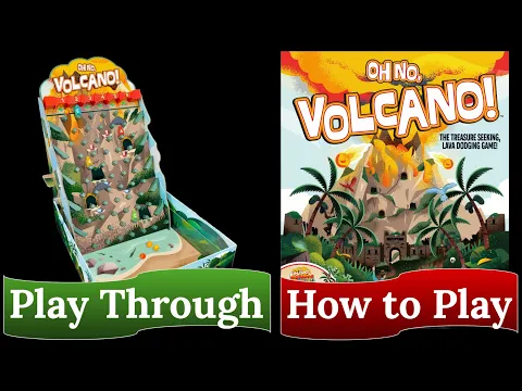 Oh No, Volcano! - How to Play & Play Through