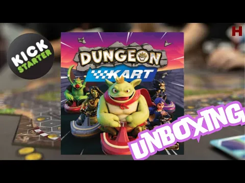 Dungeon Kart Kickstarter Gold Pledge | Unboxing con H