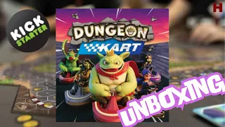 Dungeon Kart Kickstarter Gold Pledge | Unboxing con H