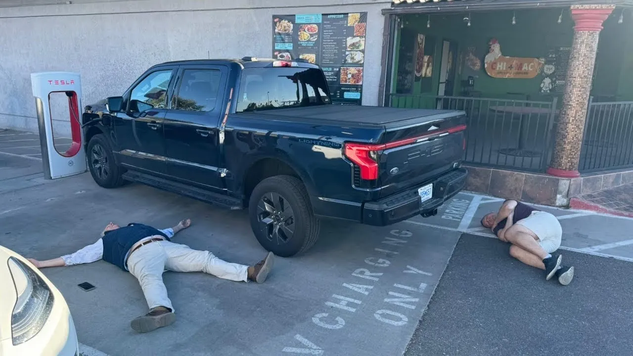 F-150 Lightning Team Finish The Coast To Coast Road Trip After Running Out Of Charge In Arizona!