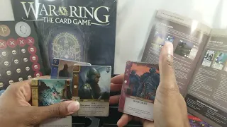 War of the Ring the Card Game UnBoxing & Read