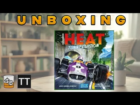 Heat: Tunnel Vision - Satisfying ASMR Board Game Unboxing