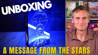 UNBOXING: A Message from the Stars by ALLPLAY #boardgame #boardgames #allplay #unboxing #deduction
