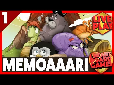 MEMOAAAR! (Session 1, 4 Players) Live Board Game Session! I Heart Board Games!
