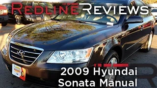 2009 Hyundai Sonata Manual Review, Walkaround, Exhaust, Test Drive