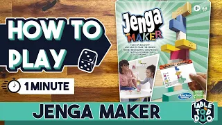 How to Play Jenga Maker in 1 minute