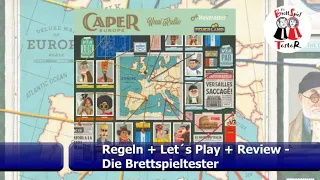 Caper Europe von Feuerland - Regeln + Let´s Play + Review - Brettspiel - Die Brettspieltester