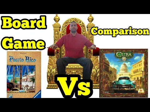 Board Game Comparison: Puerto Rico vs. Cuba