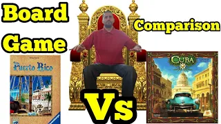 Board Game Comparison: Puerto Rico vs. Cuba