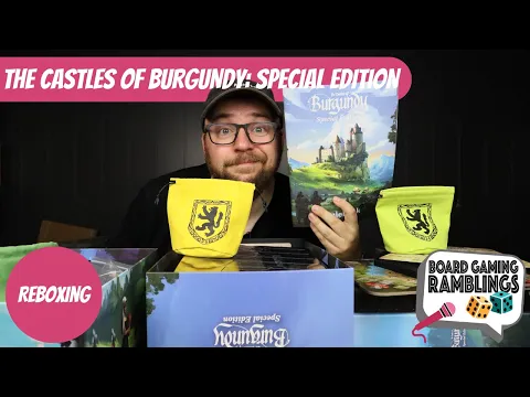 Reboxing The Castles of Burgundy: Special Edition - How to fit everything in the box