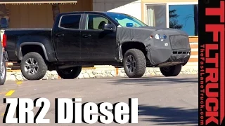 Duramax Diesel?! Scoop: Is this a 2018 Diesel Chevy Colorado ZR2 Spied in the Wild?
