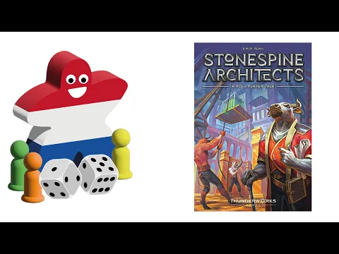 The Game Reporter playing a solo game of Stonespine Architects