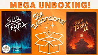 Sub Terra I & II - MEGA Unboxing!