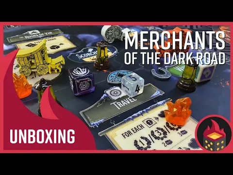 Merchants of the Dark Road - Unboxing by Board Game BBQ