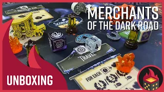 Merchants of the Dark Road - Unboxing by Board Game BBQ