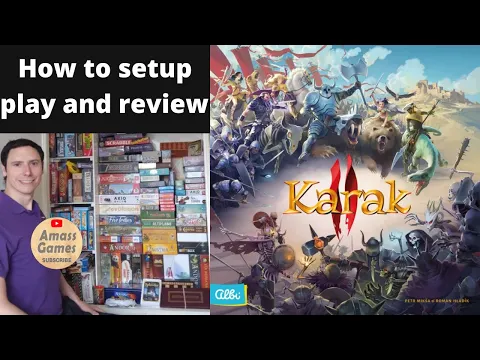 Karak II 2 #howtoplay #review #boardgame #tabletop AmassGames #bgg #games #kids #game #board
