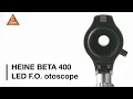 HEINE BETA 400 LED Fibre Optic Otoscope with USB Rechargeable Handle & Cable video