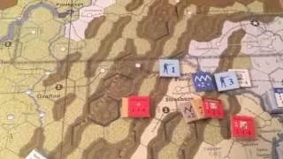 GMT's US Civil War Play though -1861 Summer 2 Phase 1a