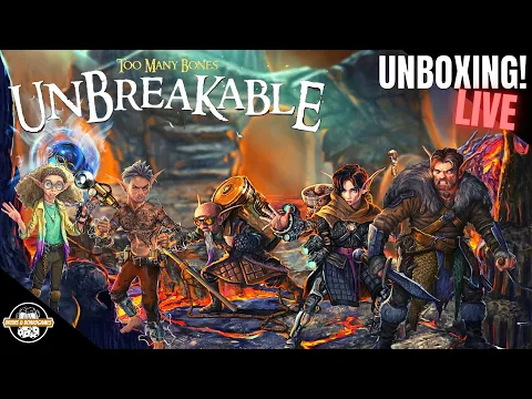 Too Many Bones: Unbreakable - All-in Gameplay Unboxing!!!