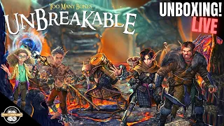 Too Many Bones: Unbreakable - All-in Gameplay Unboxing!!!