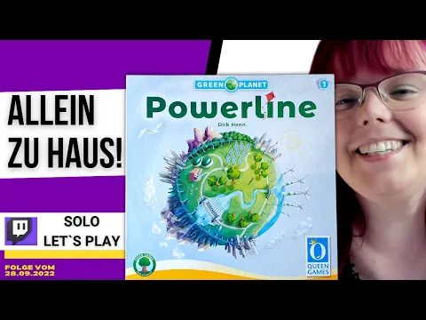 POWERLINE ⭐ Brettspiel Vorstellung / SOLO Spielregeln & Let´s Play (Twitch Aufzeichnung 2022)