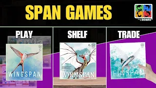 Wingspan vs Wyrmspan vs Finspan - Which will you Play? Shelf? Trade?