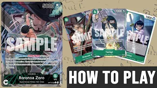 How To Play Green Zoro - One Piece TCG