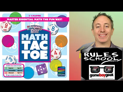 How to Play - Play Smart Dice: Math Tac Toe (Rules School)