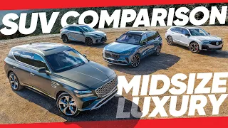 2025 Lexus RX vs Lincoln Nautilus, Genesis GV80, Acura MDX: Finding the Best Luxury Midsize SUV