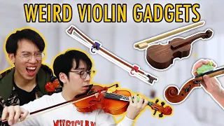 Trying the Most USELESS Violin Gadgets