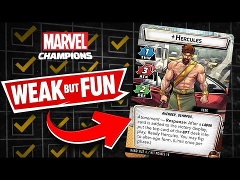 Hercules Hero Review for Marvel Champions