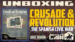 Unboxing | Crusade & Revolution (2019 Compass Games 2nd Edition)