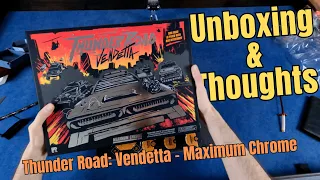 Thunder Road: Vendetta - Maximum Chrome | Box Score: Unboxing & Thoughts