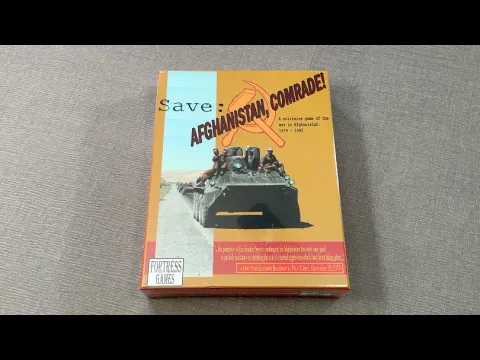TDG: Save Afghanistan, Comrade! unboxing with Ray