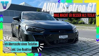 2 Tesla Fahrer unterwegs im Audi RS e-tron GT - @TeslaKägi [Deutsch 4K] | Vision E Drive Nr.184