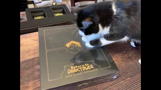 Buddy the Gaming Cat can't wait to play Return to Dark Tower!