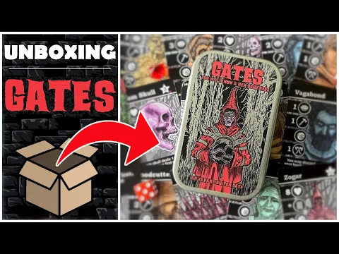 🎉 Unboxing Gates - A Mint Tin Expansion For Gate! 🎲 Solo Adventure Awaits!