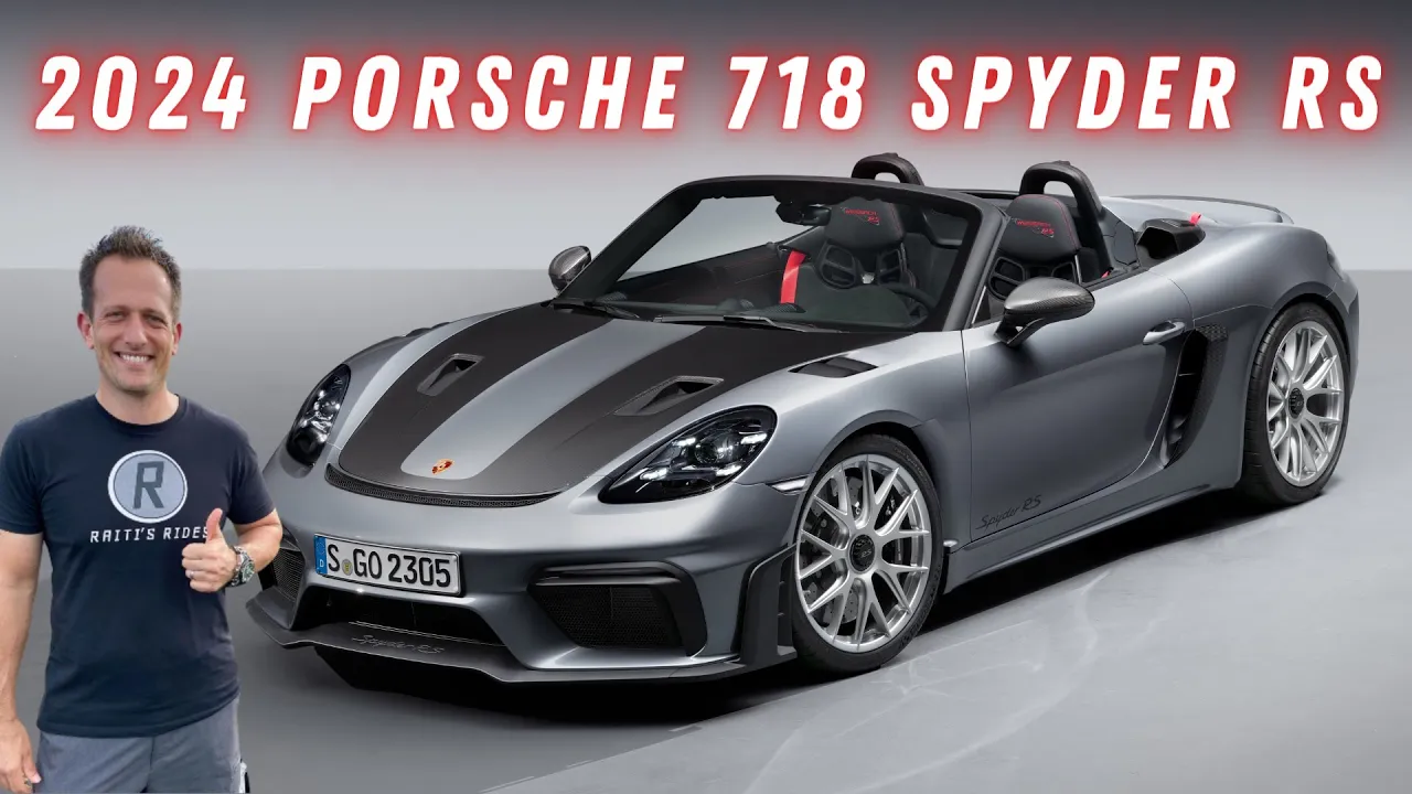 Is the 2024 Porsche 718 Spyder RS the ULTIMATE performance convertible car?