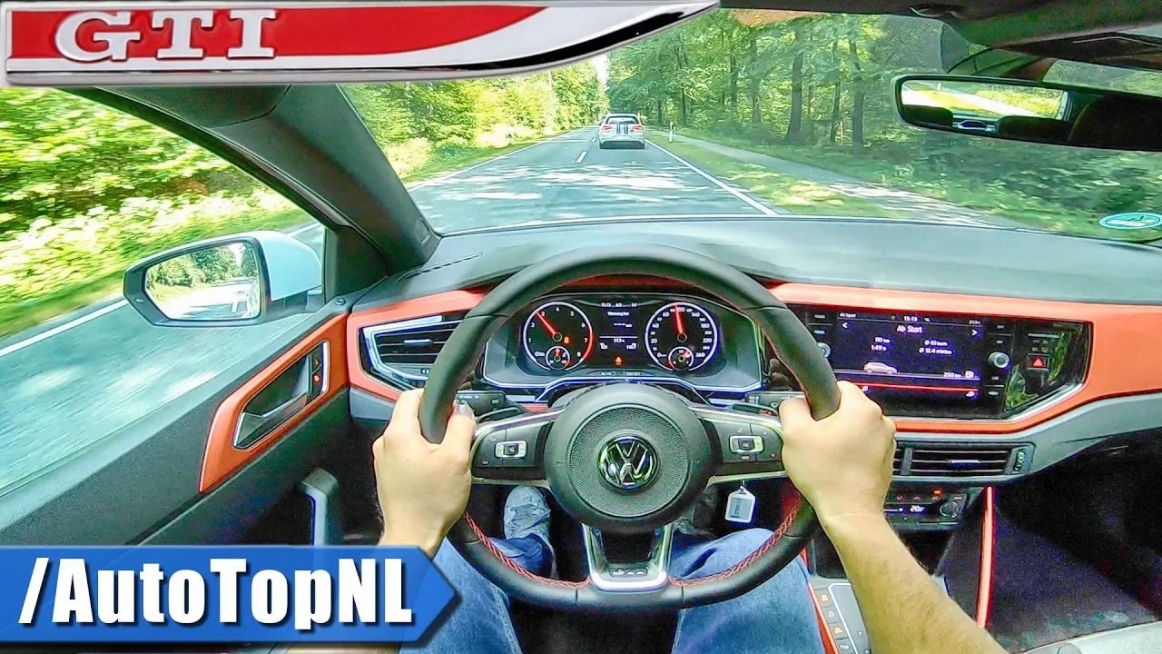2018 VW Polo GTI 2.0 TSI POV Test Drive w/ Golf 7 GTI by AutoTopNL