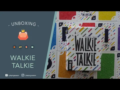 WALKIE TALKIE | Unboxing