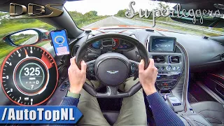 ASTON MARTIN DBS Superleggera 725HP V12 | AUTOBAHN POV 325km/h (NO Speed Limit) by AutoTopNL