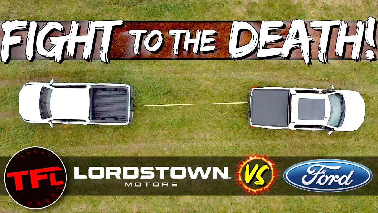 Let's Get Ready To Rumble: Electric Lordstown Endurance vs. Ford F-150 Tug Of War TO THE DEATH!