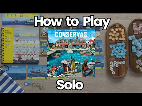 How to Play Conservas Solo Board Game | Sustainable Fishing Board Game Tutorial